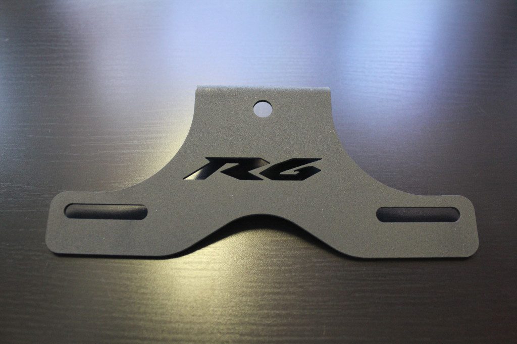 Beluga Racing Yamaha 0613 YZFR6 R6S License Plate Relocator Bracket Black